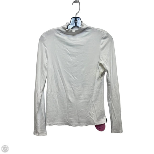 Top Long Sleeve By Oakgarden In White, Size: S