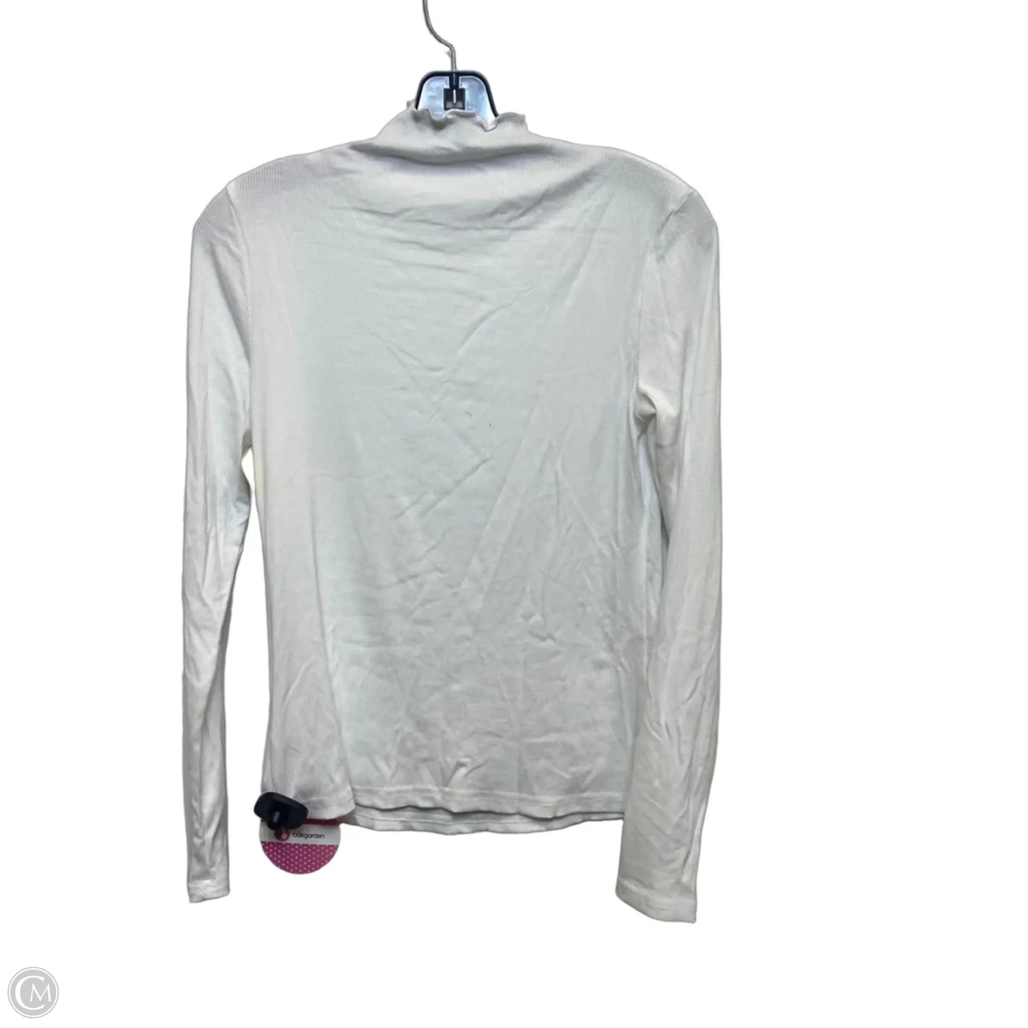 Top Long Sleeve By Oakgarden In White, Size: S