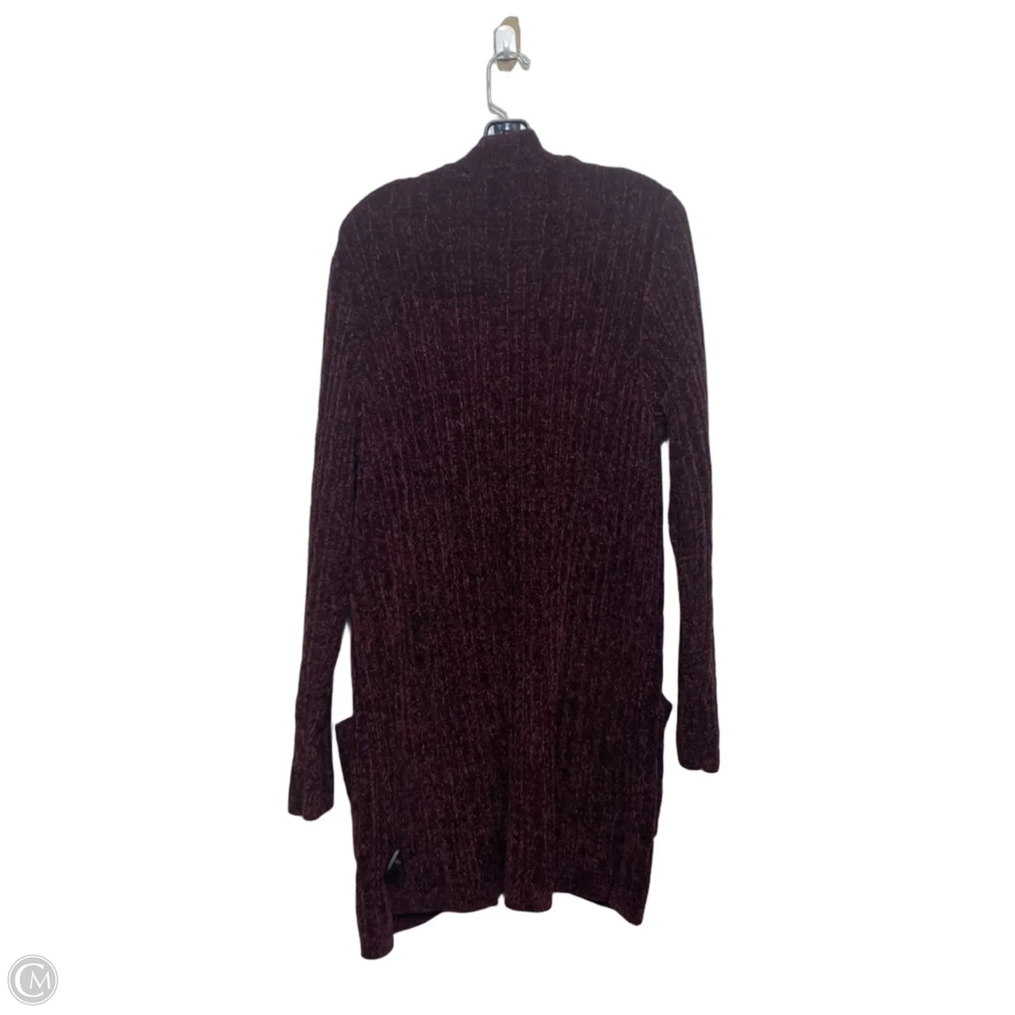 Cardigan By Matty M In Purple, Size: Xl