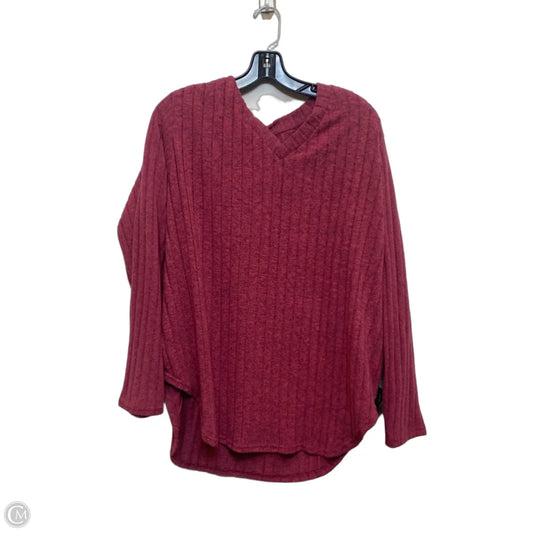 Top Long Sleeve By Cmf In Pink, Size: 3x