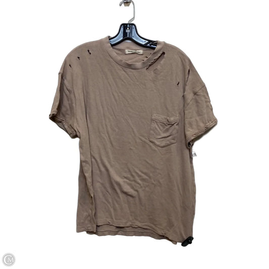 Top Short Sleeve By We The Free In Brown, Size: Xs