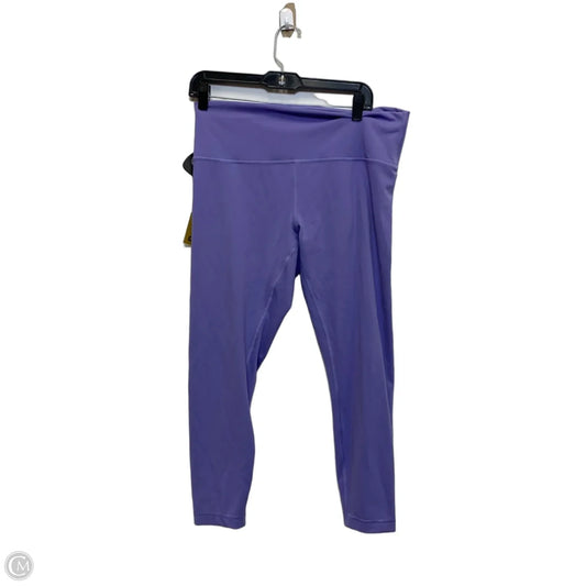 Athletic Leggings Designer By Lululemon In Purple, Size: L