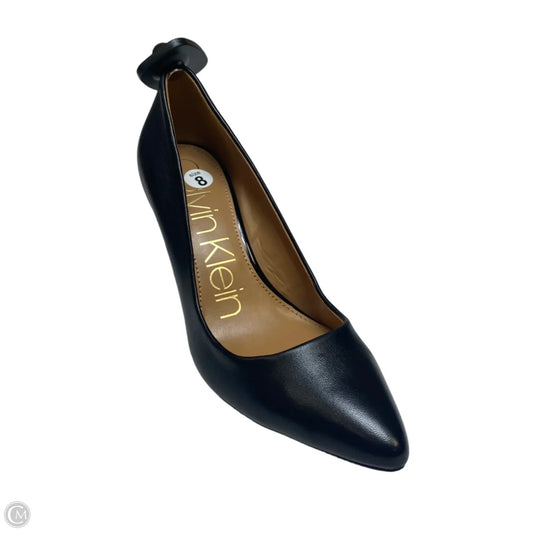 Shoes Heels Stiletto By Calvin Klein In Black, Size: 8