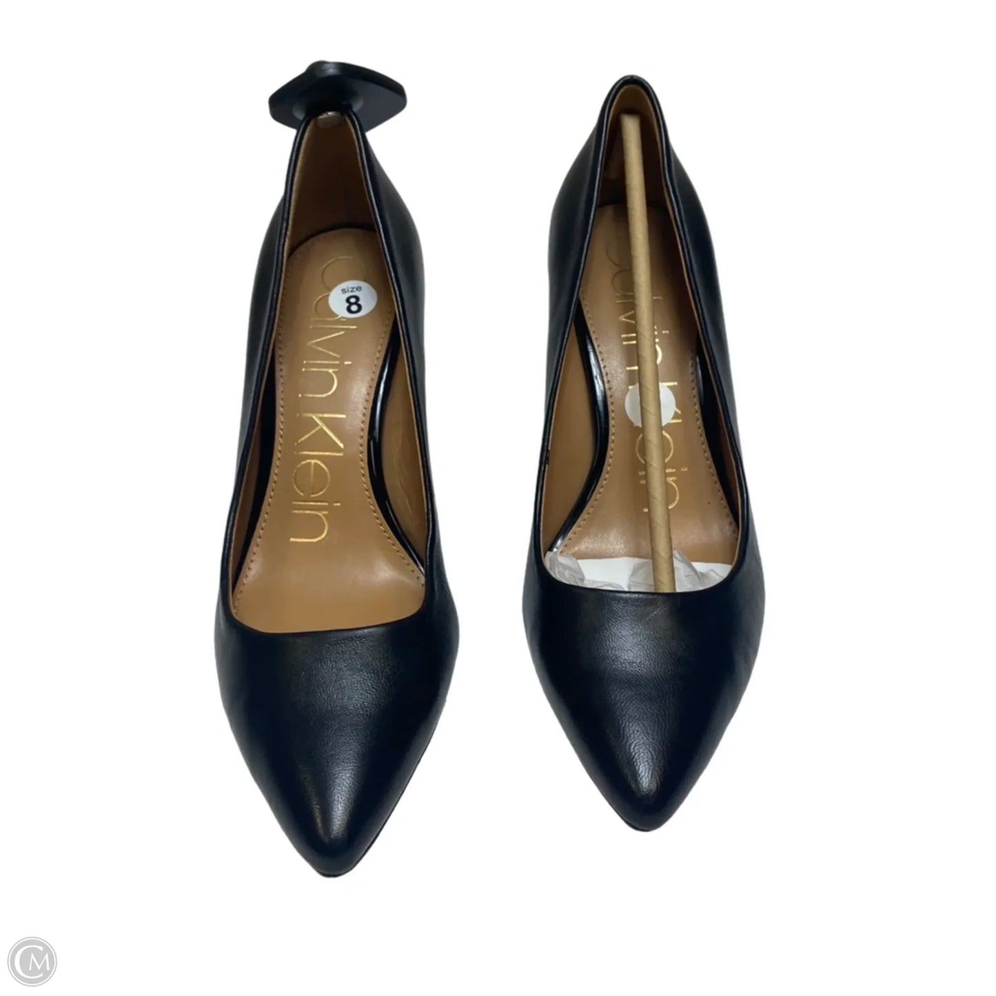 Shoes Heels Stiletto By Calvin Klein In Black, Size: 8
