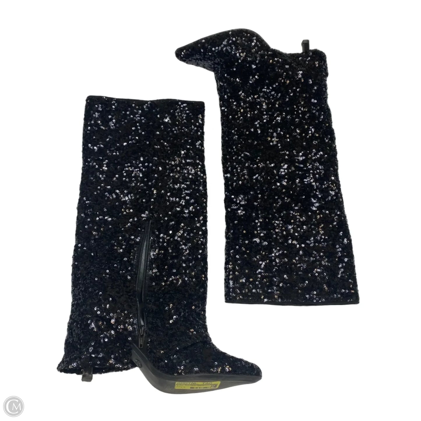 Boots Mid-calf Heels By A New Day In Black, Size: 8.5