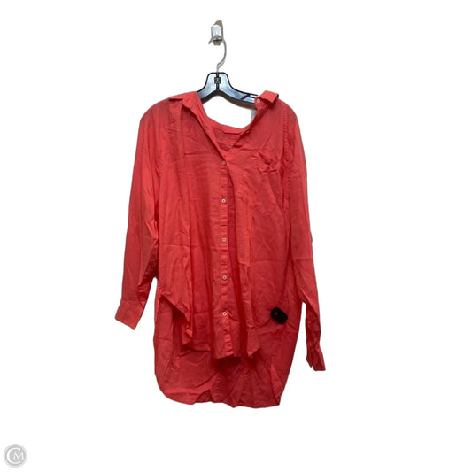 Top Long Sleeve By Aerie In Pink, Size: S
