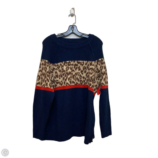 Sweater By Aerie In Blue & Brown, Size: S
