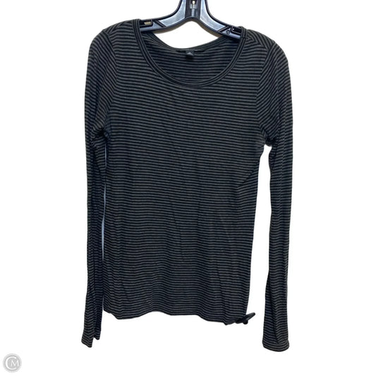 Top Long Sleeve Basic By Banana Republic In Black, Size: M