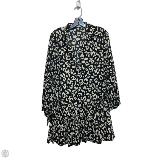 Dress Party Short By Retro & Icone In Black & Cream, Size: M