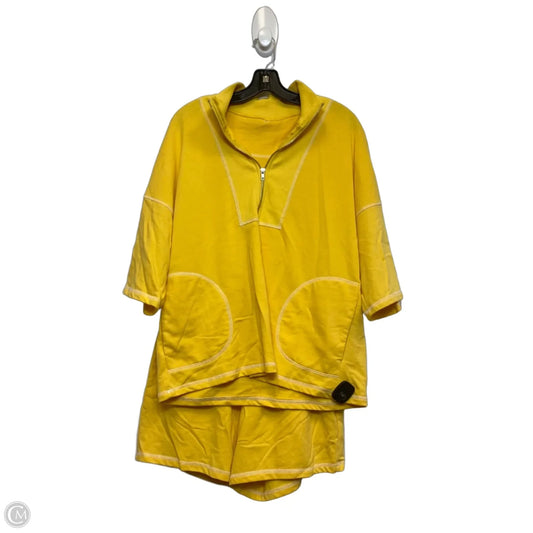 Shorts Set By Clothes Mentor In Yellow, Size: L
