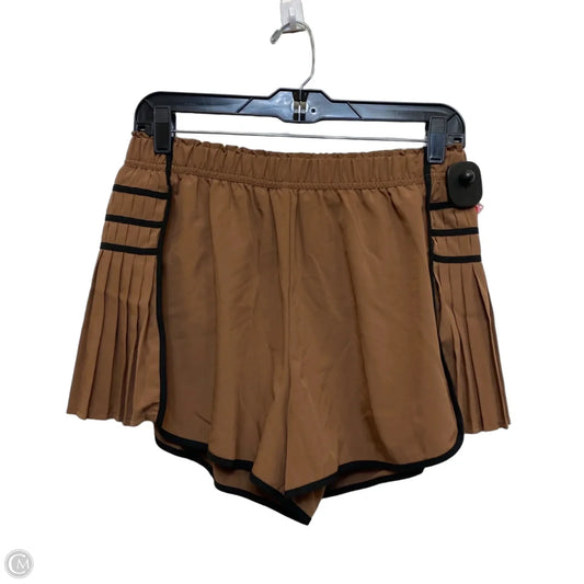 Athletic Shorts By Cmf In Brown, Size: L