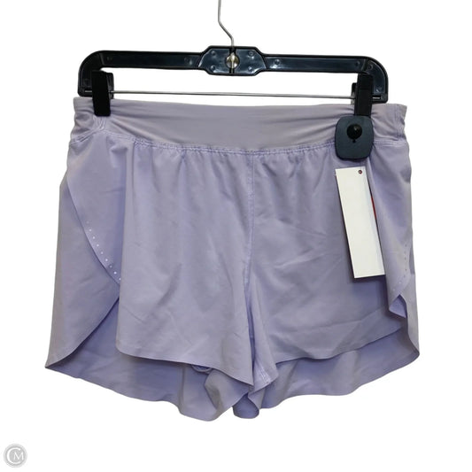 Athletic Shorts By Lululemon In Purple, Size: M