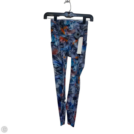 Athletic Leggings Designer By Lululemon In Blue & Green, Size: Xxs
