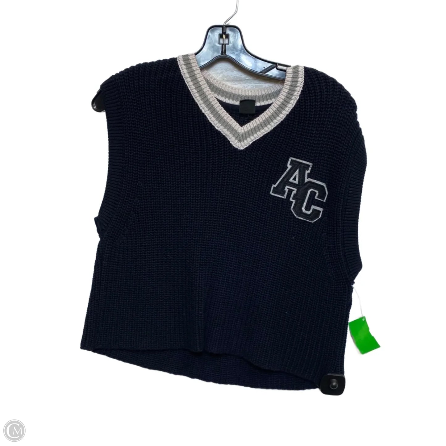 Vest Sweater By Urban Outfitters In Blue, Size: M