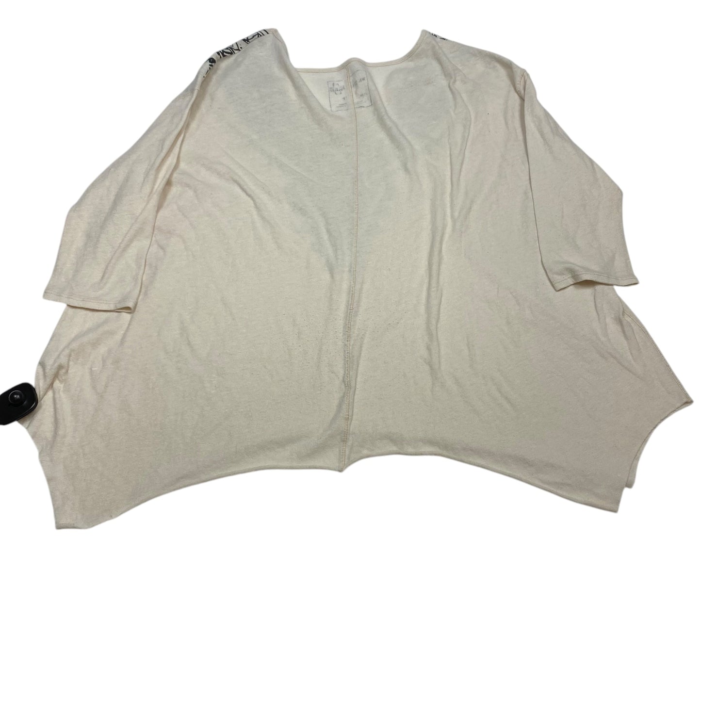 Top 3/4 Sleeve By We The Free In Cream, Size: S
