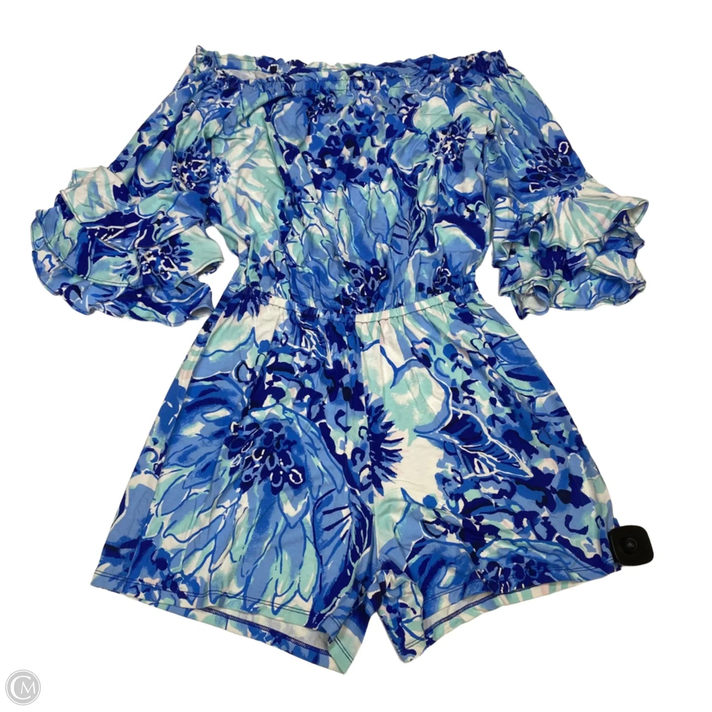 Romper Designer By Lilly Pulitzer In Blue, Size: S