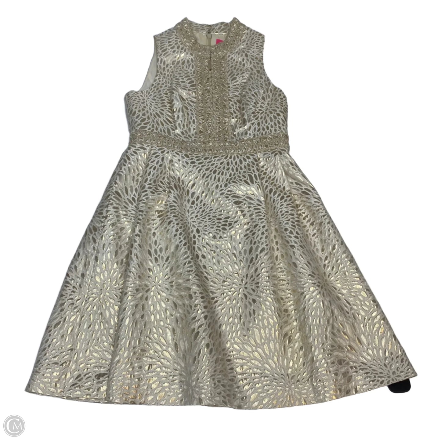 Dress Designer By Lilly Pulitzer In Gold, Size: S