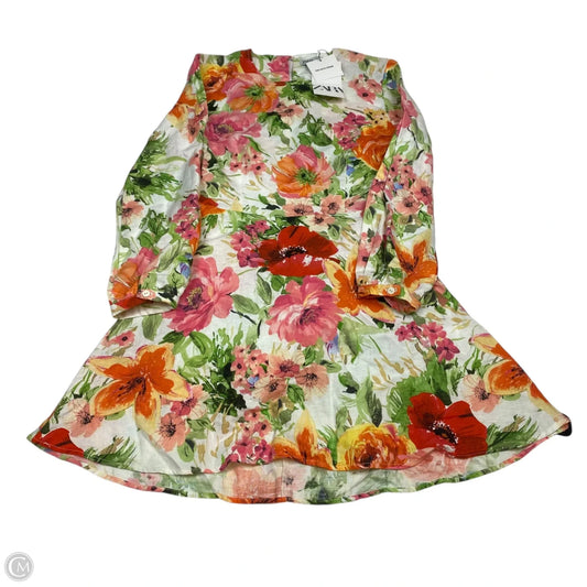 Dress Casual Short By Zara In Multi-colored, Size: Xs