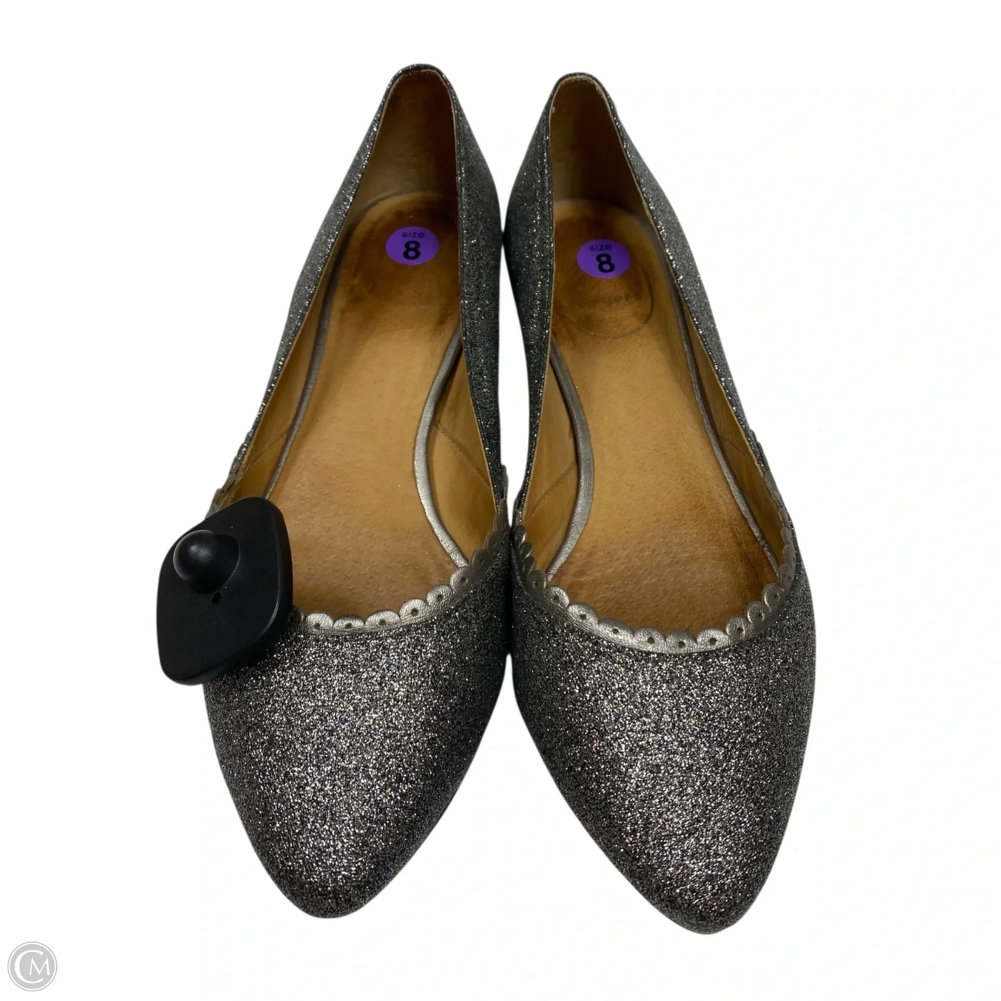 Shoes Designer By Jack Rogers In Silver, Size: 8