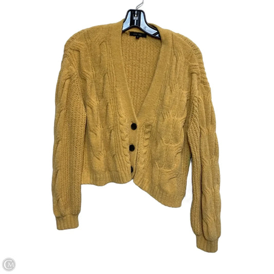 Cardigan By Love Tree In Yellow, Size: S