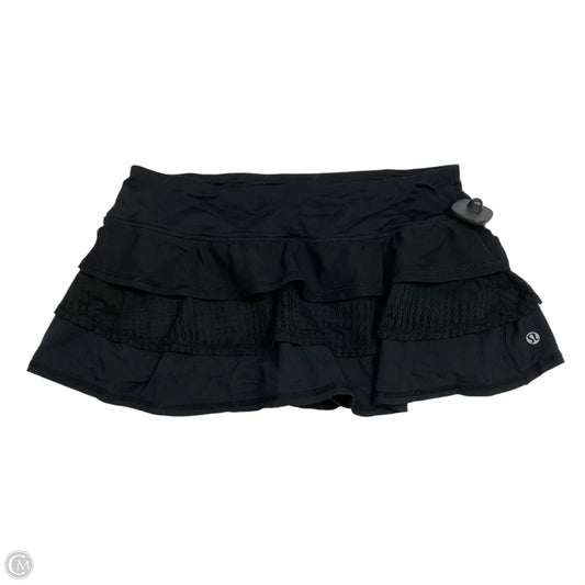 Athletic Skort By Lululemon In Black, Size: 6