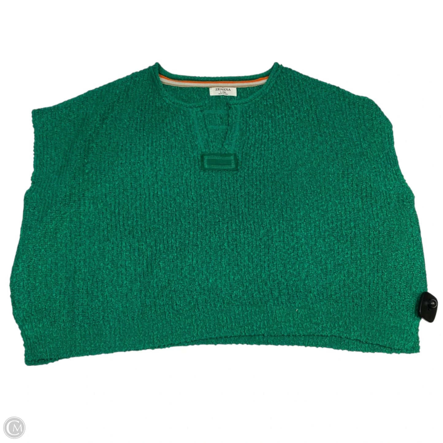 Top Sleeveless By Zenana In Green, Size: Lp