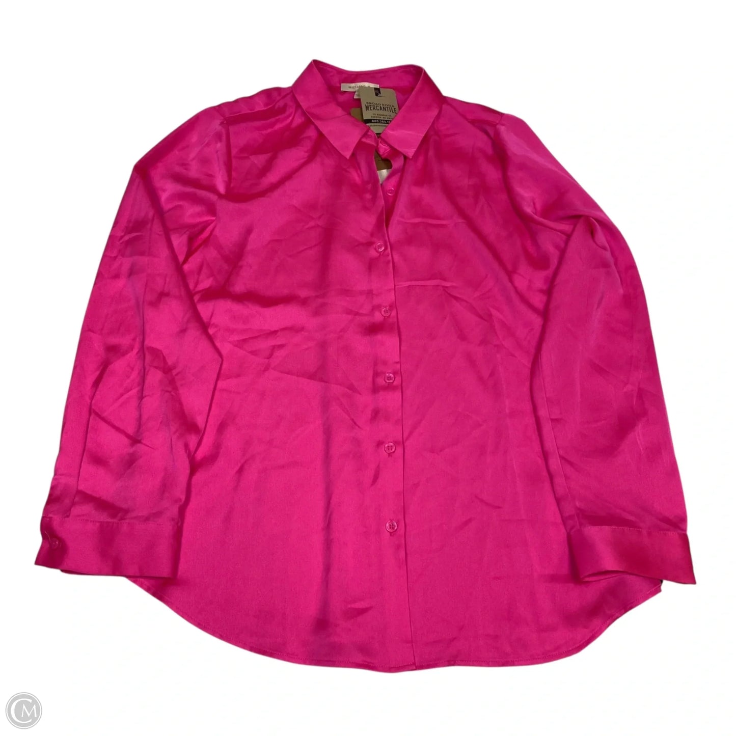 Top Long Sleeve By Skies Are Blue In Pink, Size: L