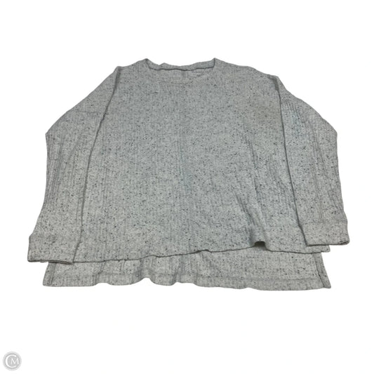 Top Long Sleeve By American Eagle In Grey, Size: S