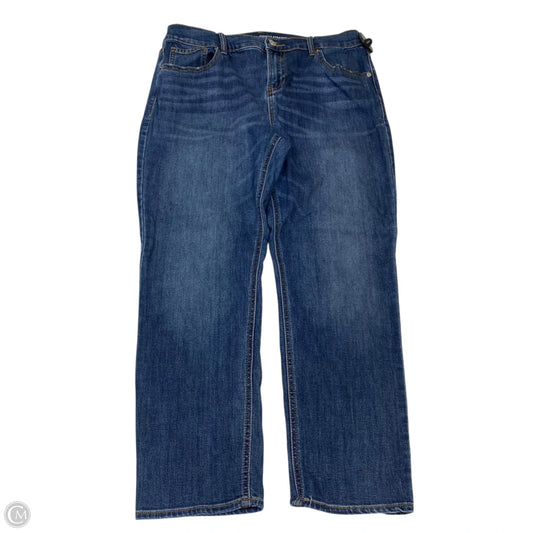 Jeans Straight By Old Navy In Blue Denim, Size: 12
