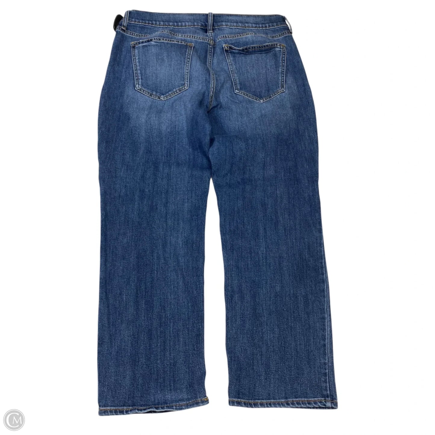 Jeans Straight By Old Navy In Blue Denim, Size: 12