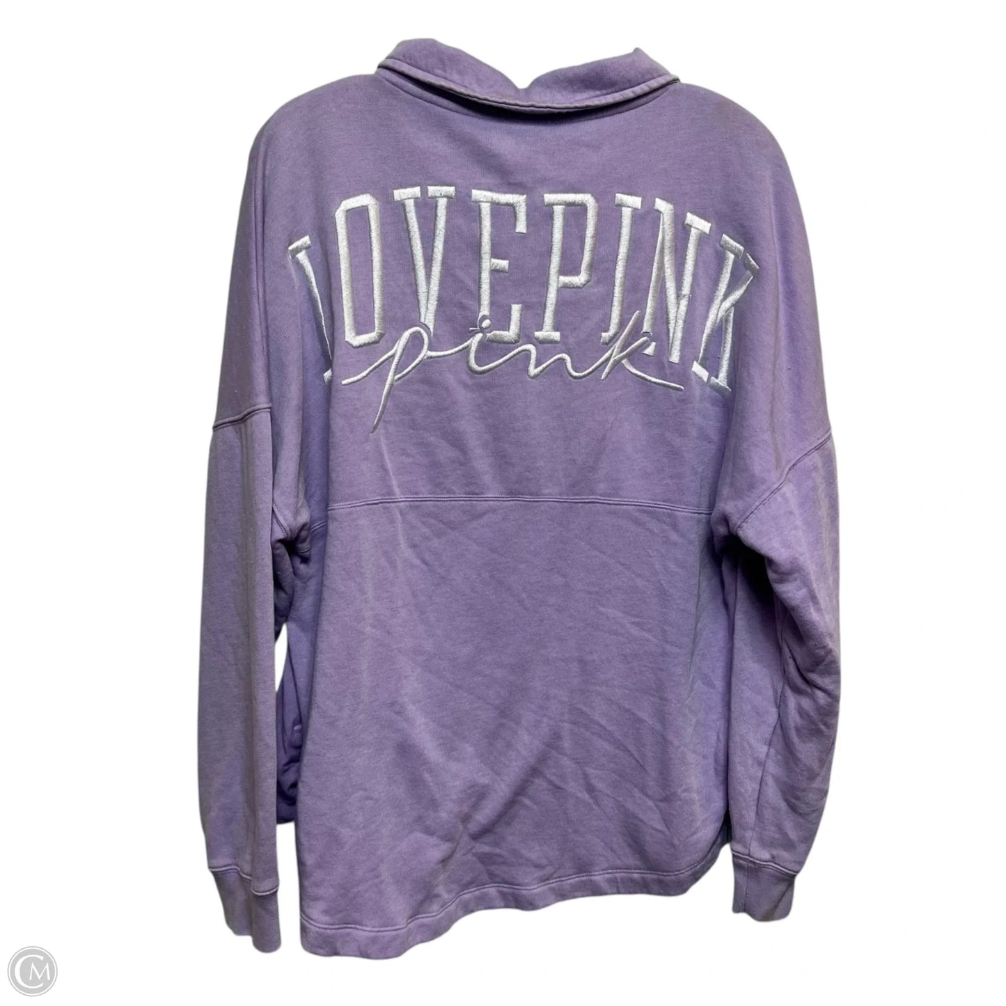 Top Long Sleeve By Pink In Purple, Size: M