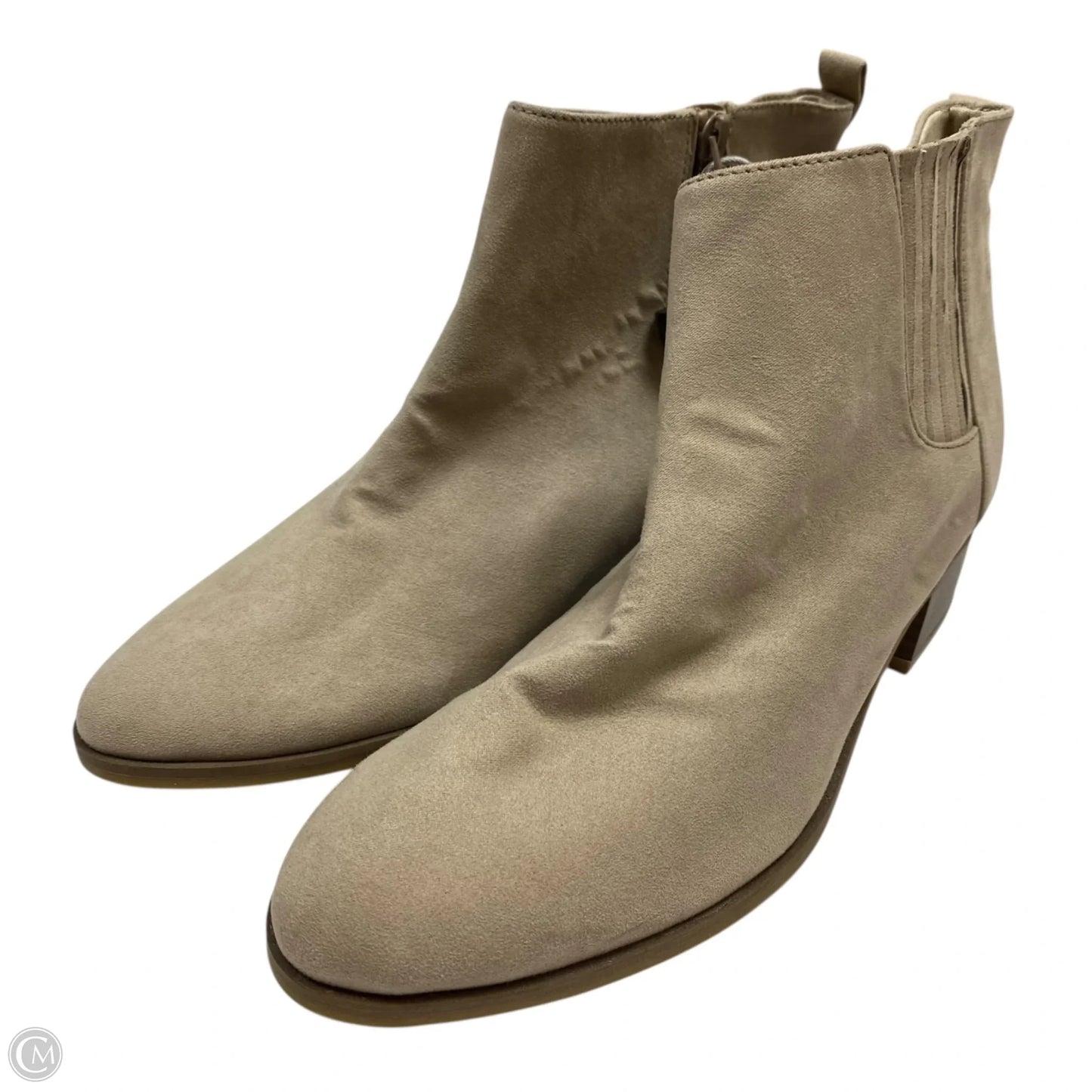 Boots Ankle Flats By Old Navy In Cream, Size: 10