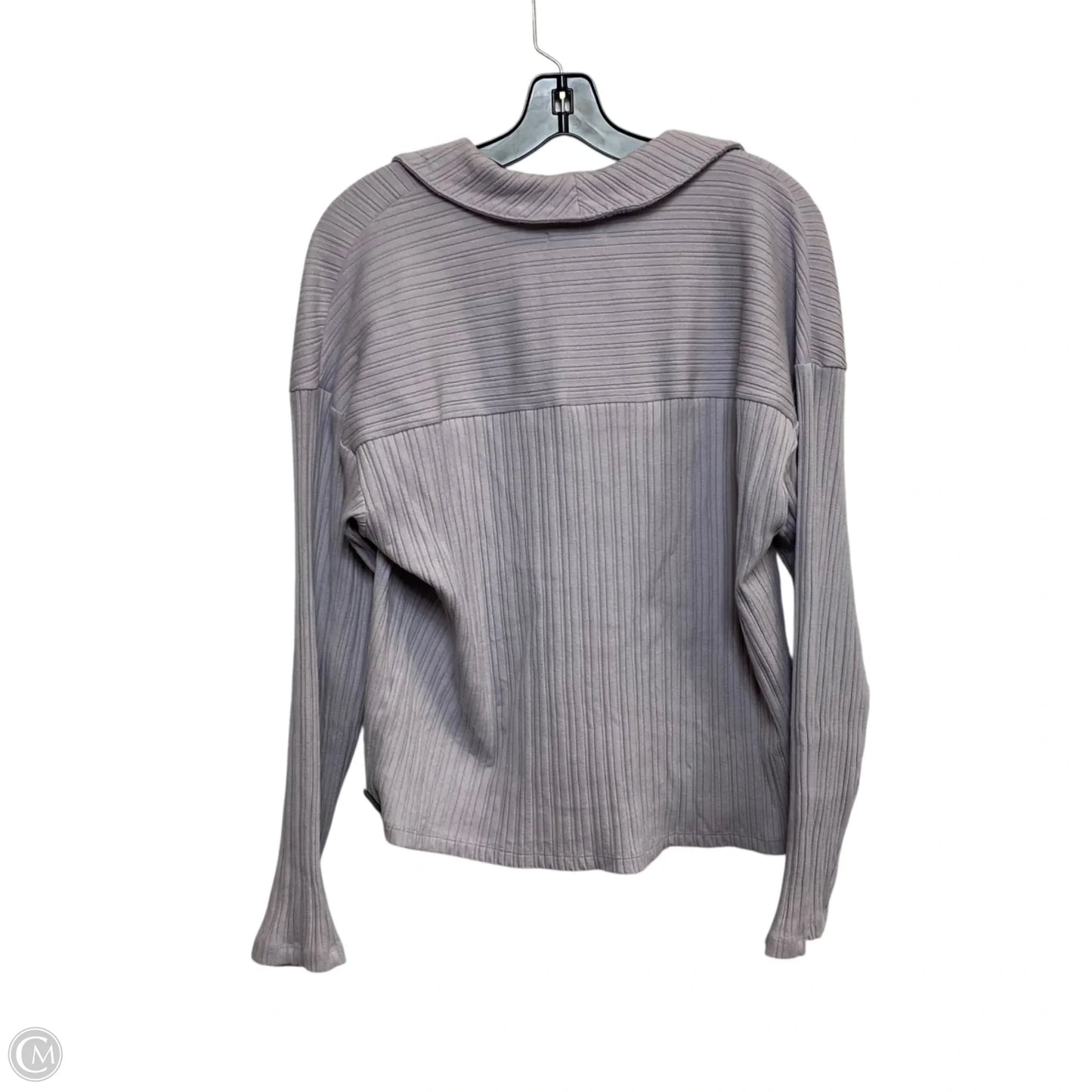 Top Long Sleeve By Madewell In Purple, Size: L