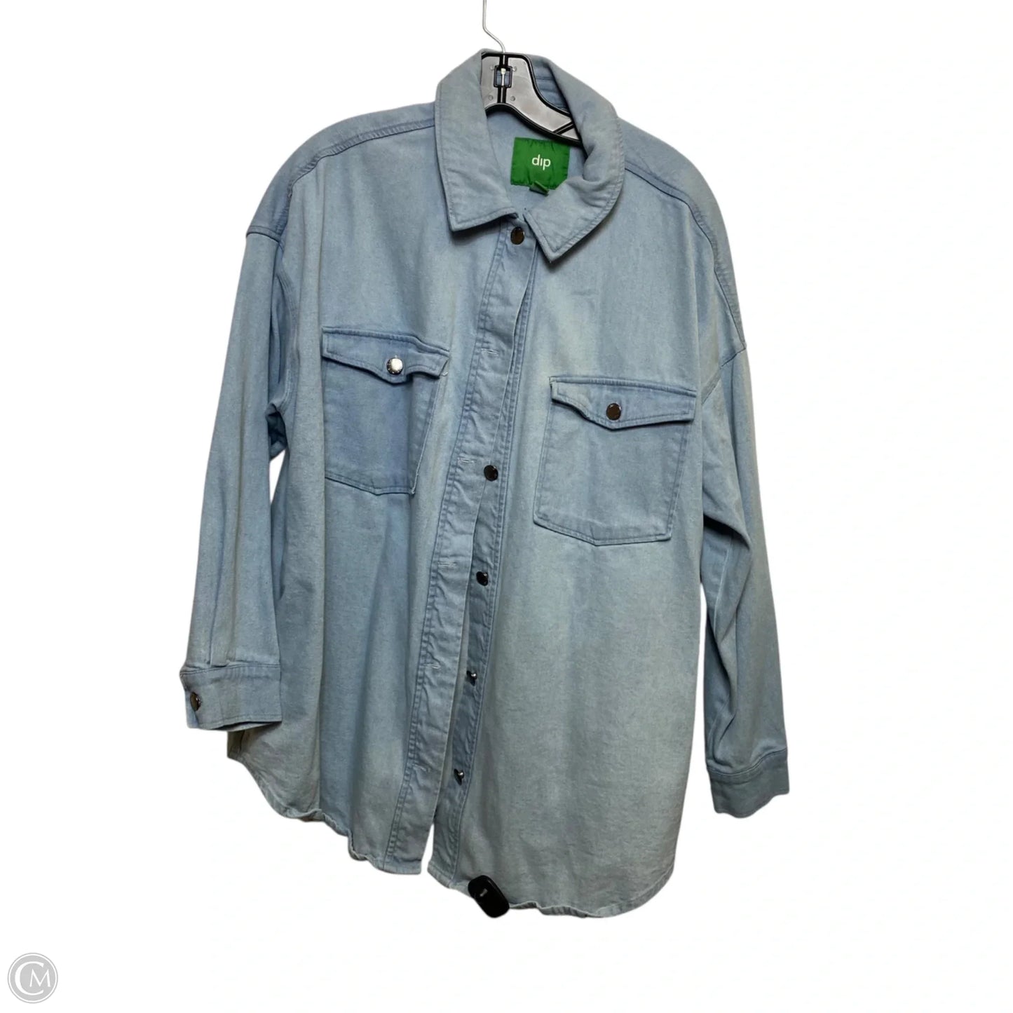 Jacket Denim By Dip In Blue Denim, Size: 1x