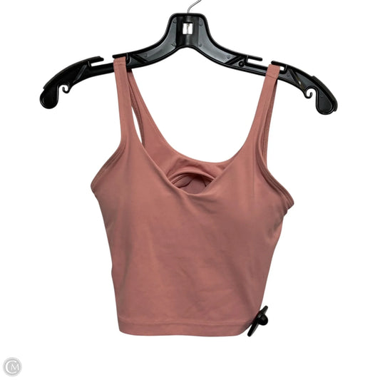 Athletic Bra Designer By Lululemon In Pink, Size: S