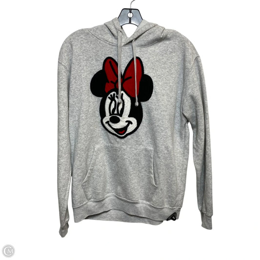 Sweatshirt Hoodie By Disney Store In Grey, Size: M