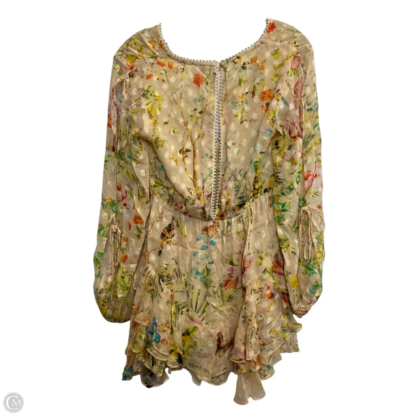 Dress Casual Short By Hemant & Nandita In Tan, Size: S