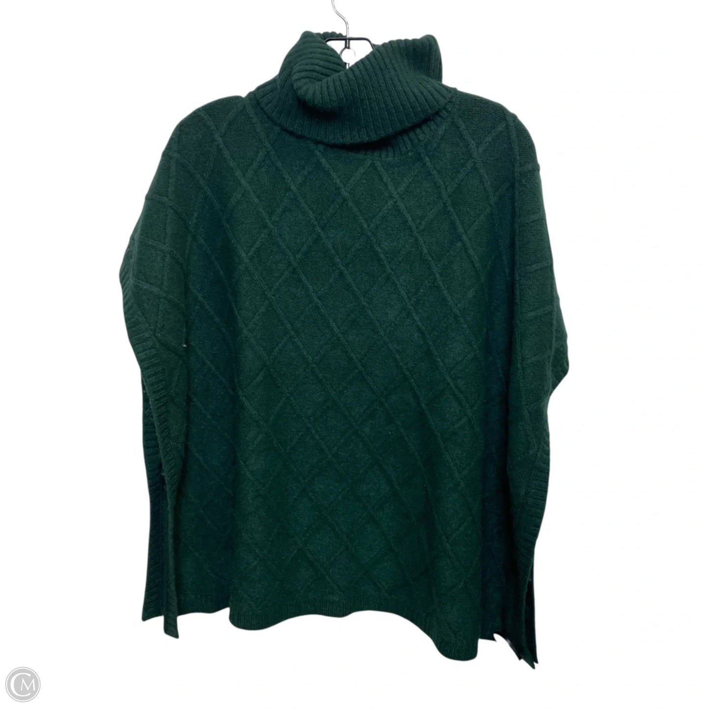 Sweater Short Sleeve By Loft In Green, Size: Xs