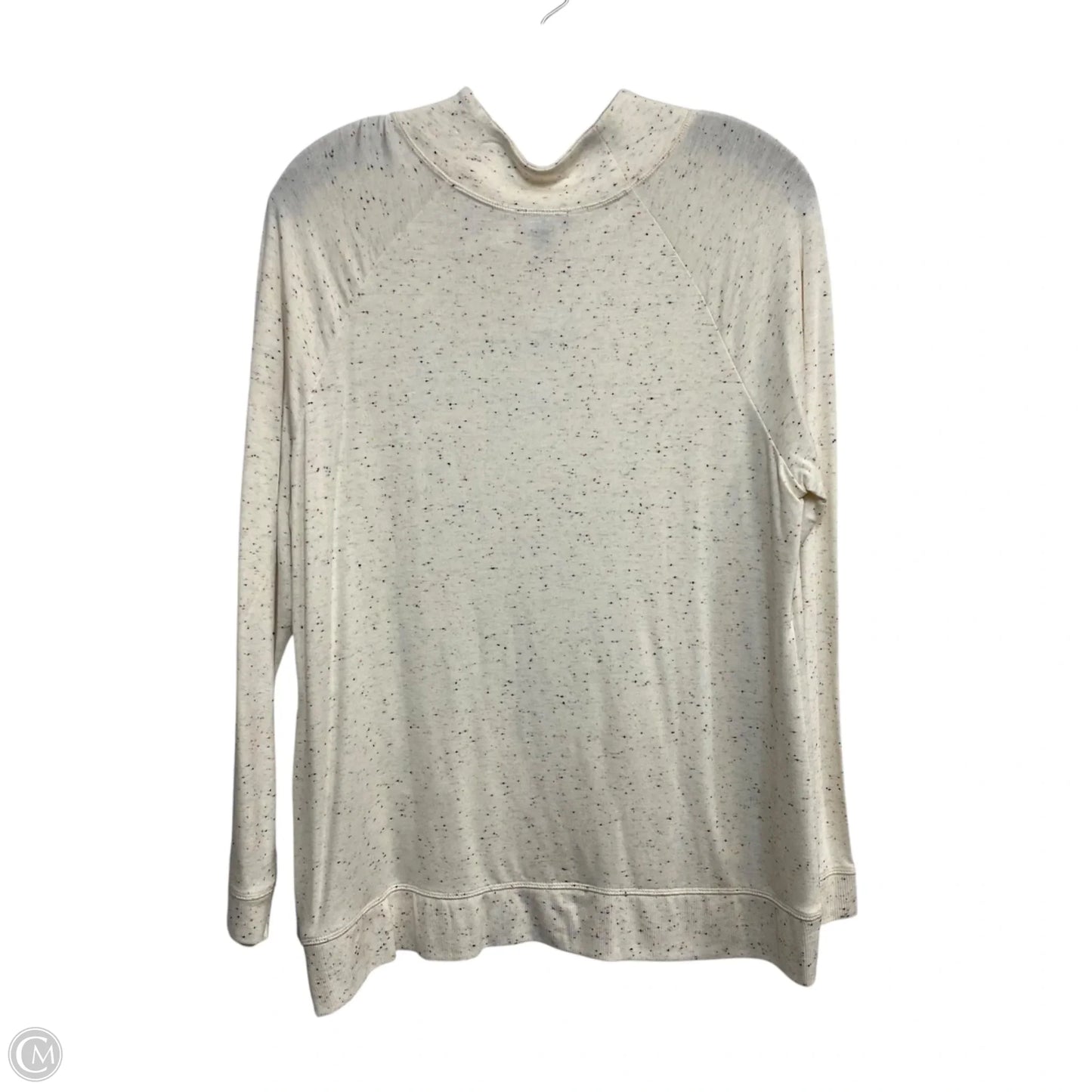 Top Long Sleeve By Talbots In Cream, Size: Lp