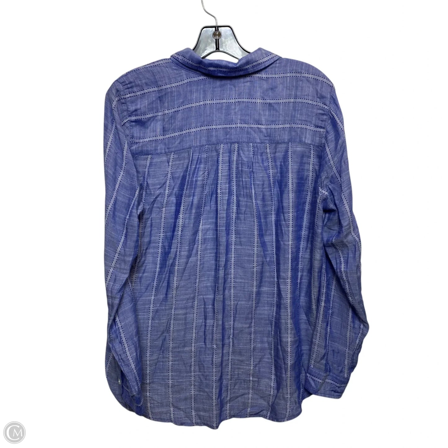 Top Long Sleeve By Lucky Brand In Blue, Size: M