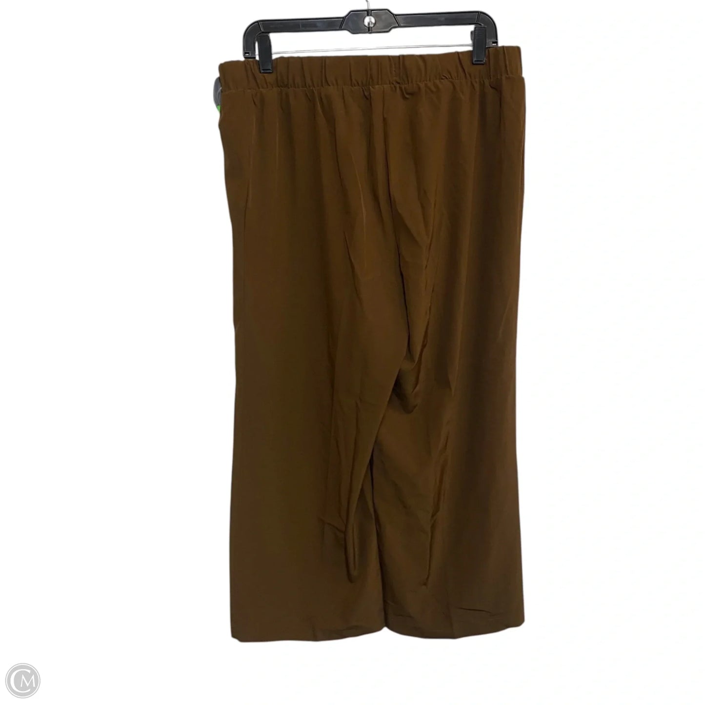 Pants Cropped By Calvin Klein In Brown, Size: M