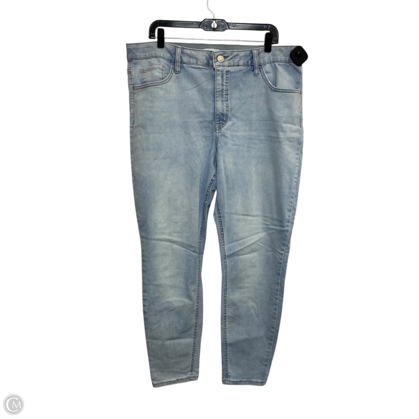 Jeans Skinny By Ava & Viv In Blue Denim, Size: 18