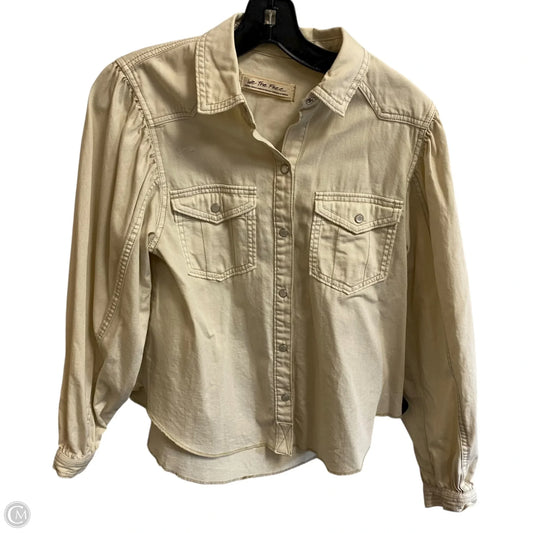 Top Long Sleeve By We The Free In Cream, Size: Xs