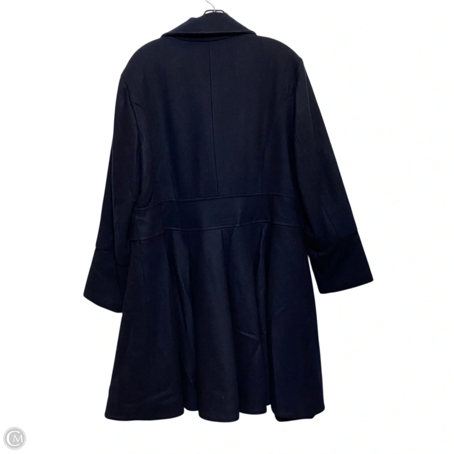 Coat Peacoat By Asos In Navy, Size: Xl