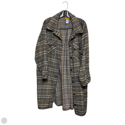 Jacket Shirt By Ruby Rd In Black & Brown, Size: Xl