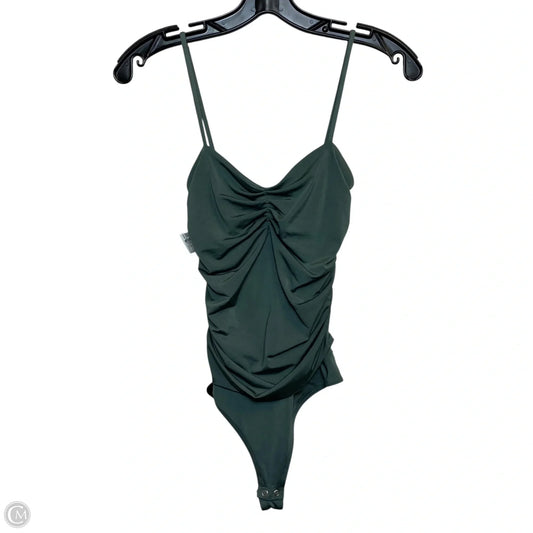 Bodysuit By Express In Green, Size: Xs