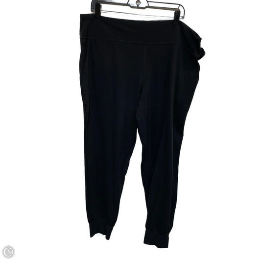 Athletic Pants By Lululemon In Black, Size: 2x