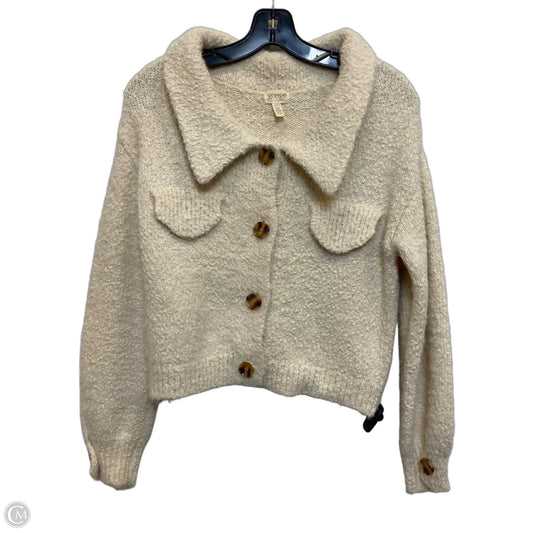 Sweater Cardigan By Greige In Cream, Size: S
