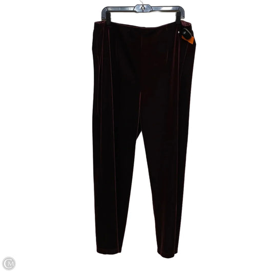 Pants Lounge By Chicos In Red, Size: Xl