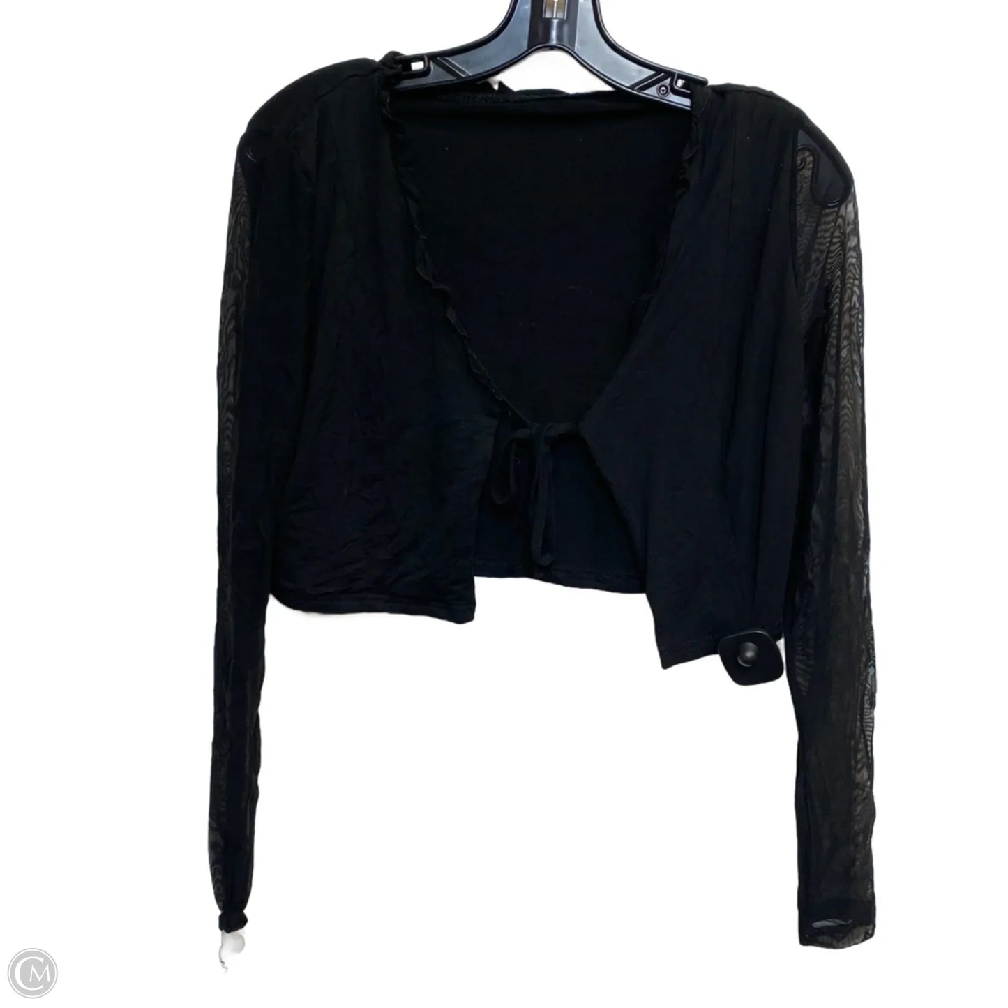 Top Long Sleeve By Cmf In Black, Size: S